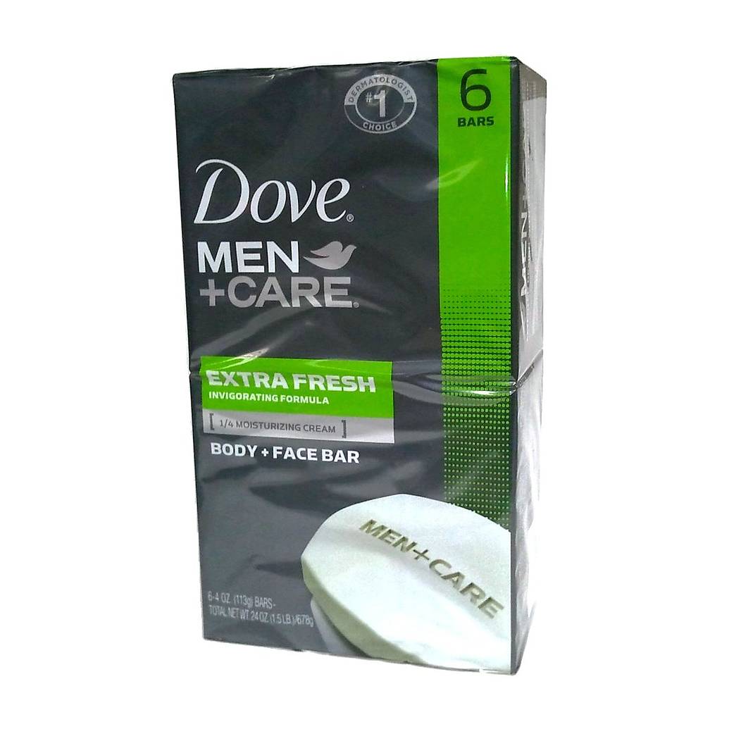 Dove Soap Mens 6pk X-Fresh (x4oz)
