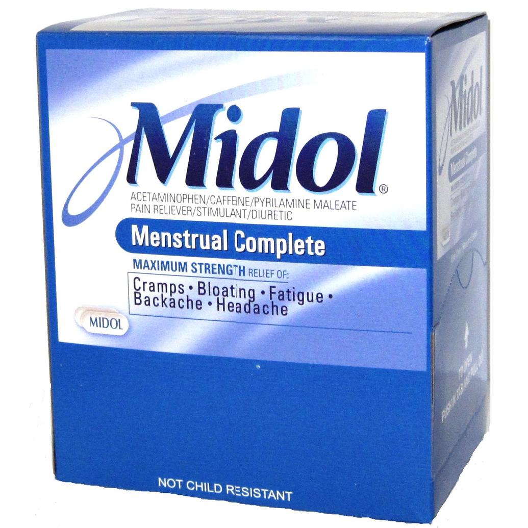 Midol 2pk Caplets (Box of 25 2pks)