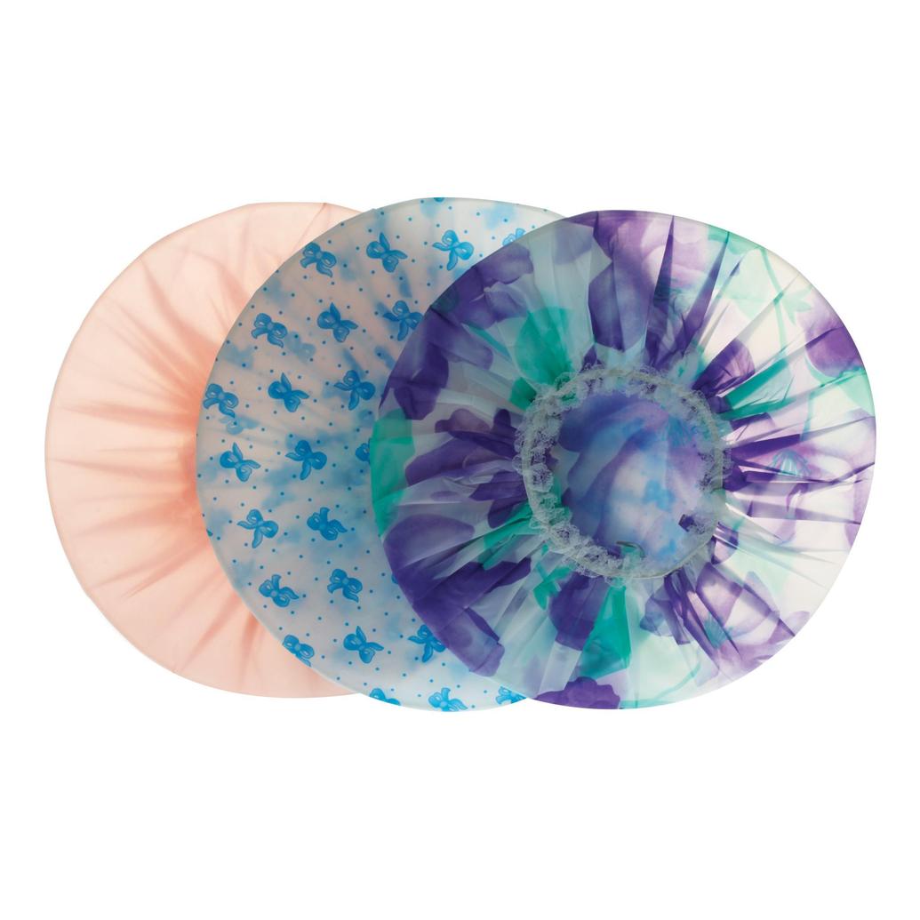 Shower Cap 3 Pack