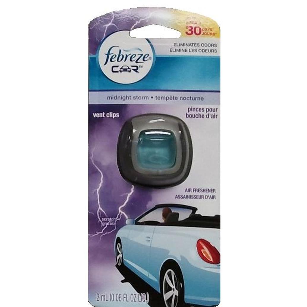 Febreze Car Vent Midnight Storm 1ct