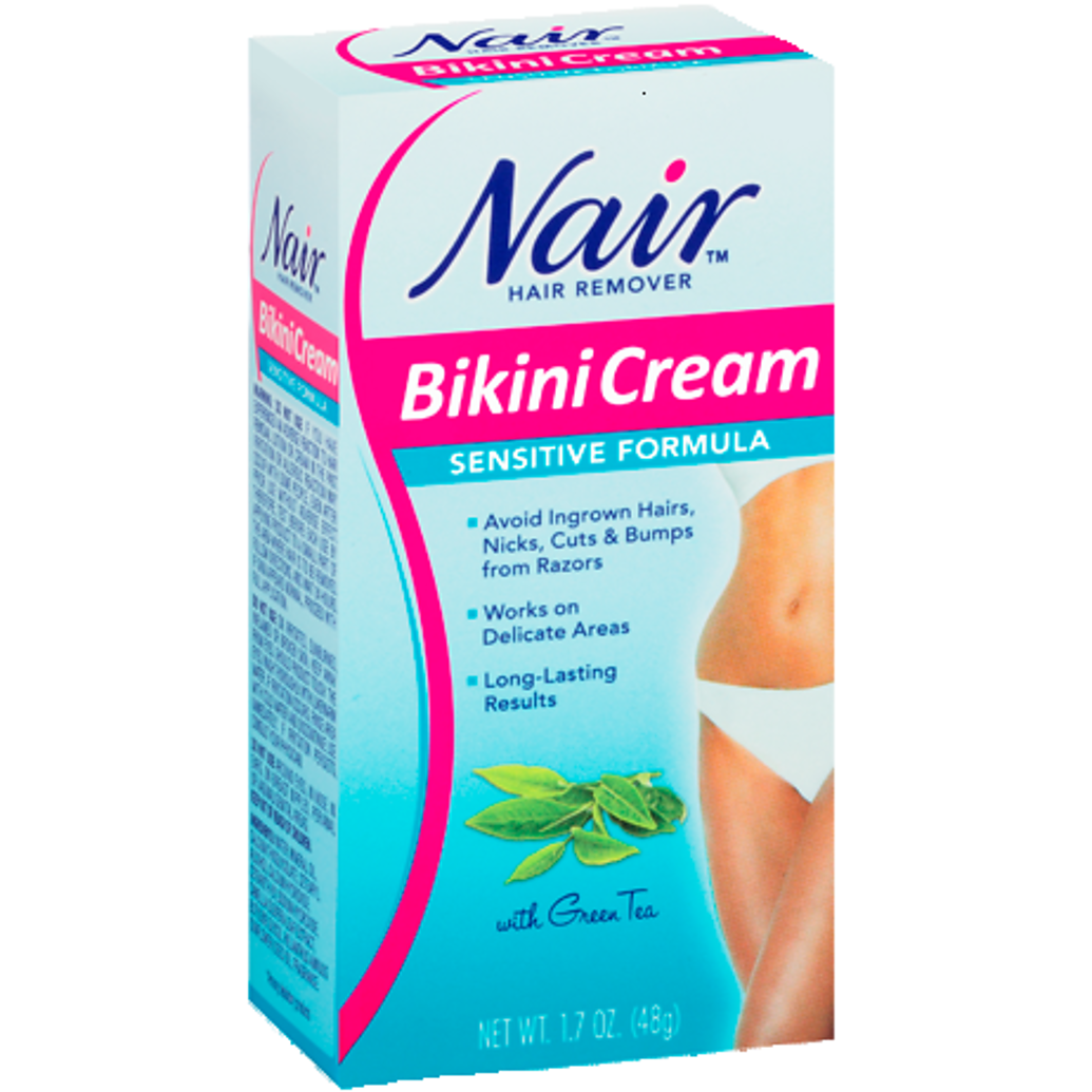Nair Bikini Hair Removal Cream 1.7oz Green Tea Scent / Sensitive