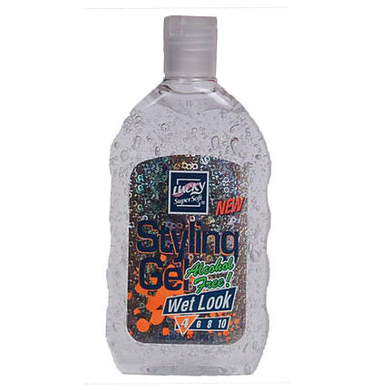 Hair Styling Gel 16oz Wet Look Alcohol-Free Lucky Brand