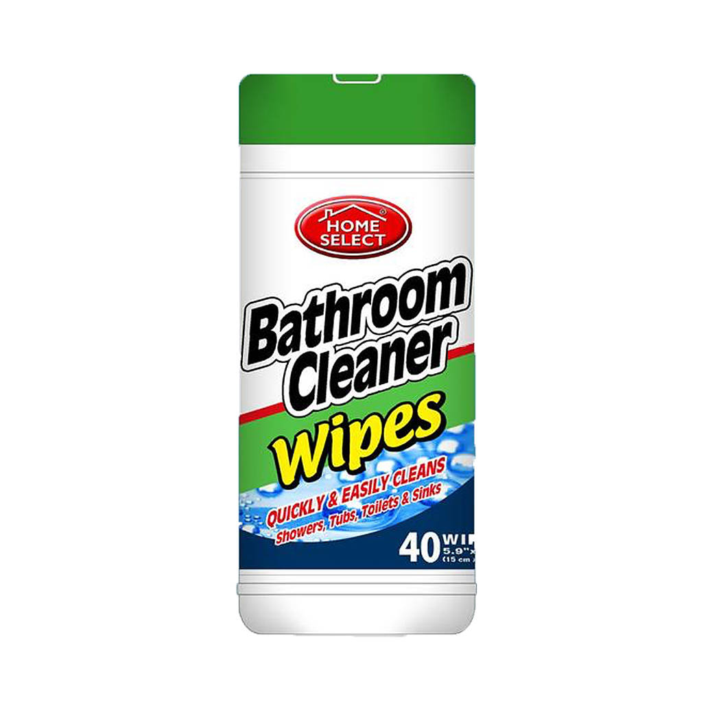 Bathroom Cleaner Wipes 35ct Canister Home Select
