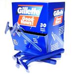 Gillette GoodNews Dispenser Box of 30 Razors (Maybe with or without Stripe) 0