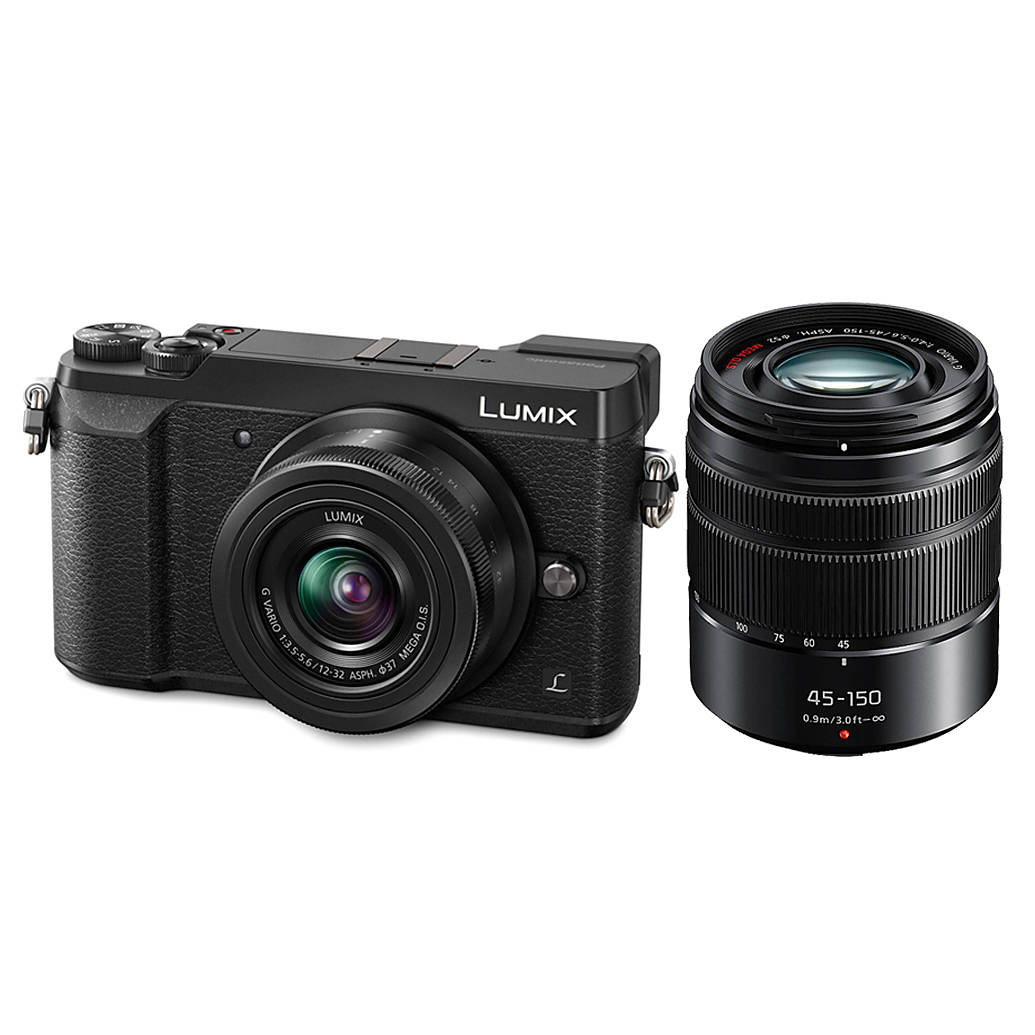 Panasonic Lumix GX85 Mirrorless Micro 4/3 Digital Camera w/12-32mm  and  45-150m
