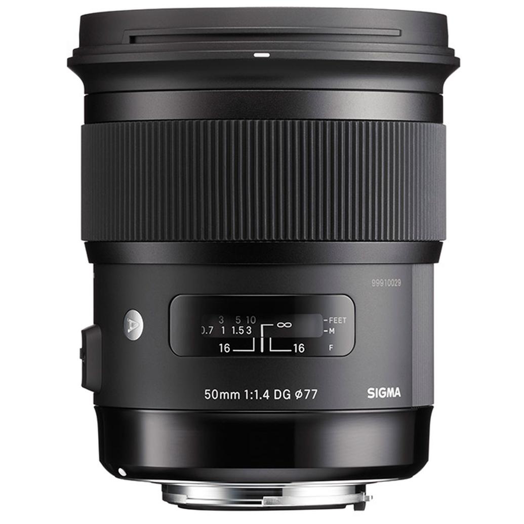 Sigma 50mm f/1.4 EX DG HSM Standard Lens for Nikon - Black