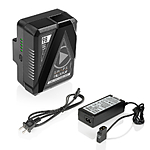 Shape Full Play Gold Mount Battery Kit with Portable D-Tap Charger 0