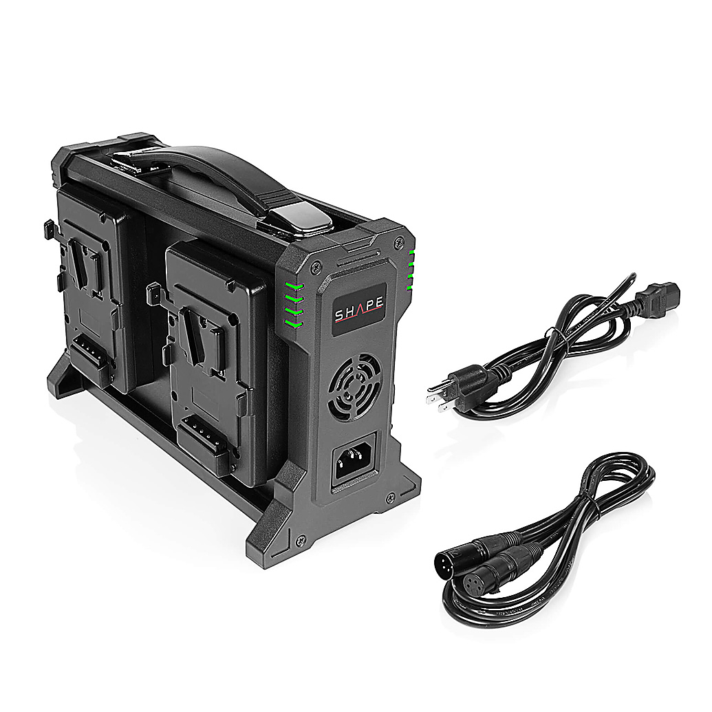 Shape Full Play Intelligent Charger for 4 V-Mount Batteries