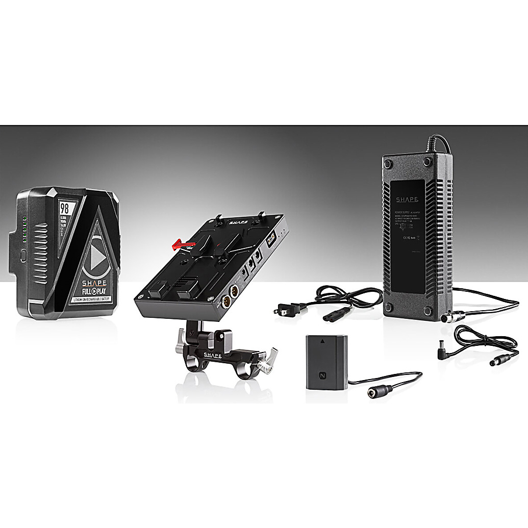 Shape D-Box Power  and  Charger Kit w/ 98Wh Battery for Sony A7R III  and  A7 III