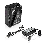 Shape Full Play V-Mount Battery Kit with Portable D-Tap Charger - 98Wh Batte 0