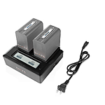 Shape NP-F Dual LCD Charger 2