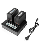 Shape NP-F980 Lithium-ion Two Batteries with NP-F Dual LCD Charger 0