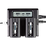 Shape NP-F980 Lithium-ion Two Batteries with NP-F Dual LCD Charger 2