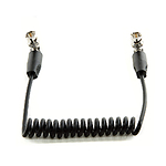 Shape Coiled SDI Cable with Right Angle Connectors - 10 0